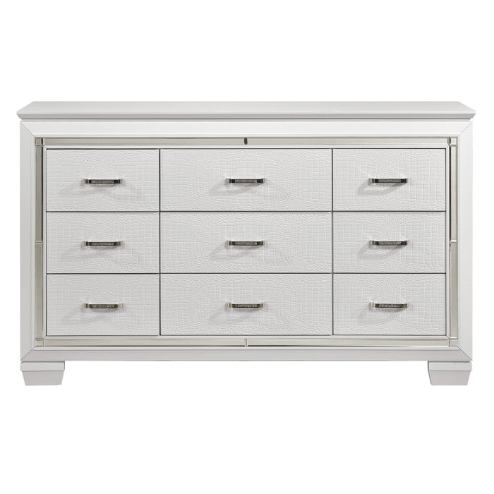 Homelegance - Allura Dresser in White -1916W-5 - GreatFurnitureDeal