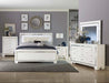 Homelegance - Allura 4 Piece Queen Bedroom Set in White -1916W-1-4 - GreatFurnitureDeal
