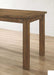 Coaster Furniture - Coleman Rustic Golden Brown 7 Piece Counter Height Dining Room Set - 192028-7SET