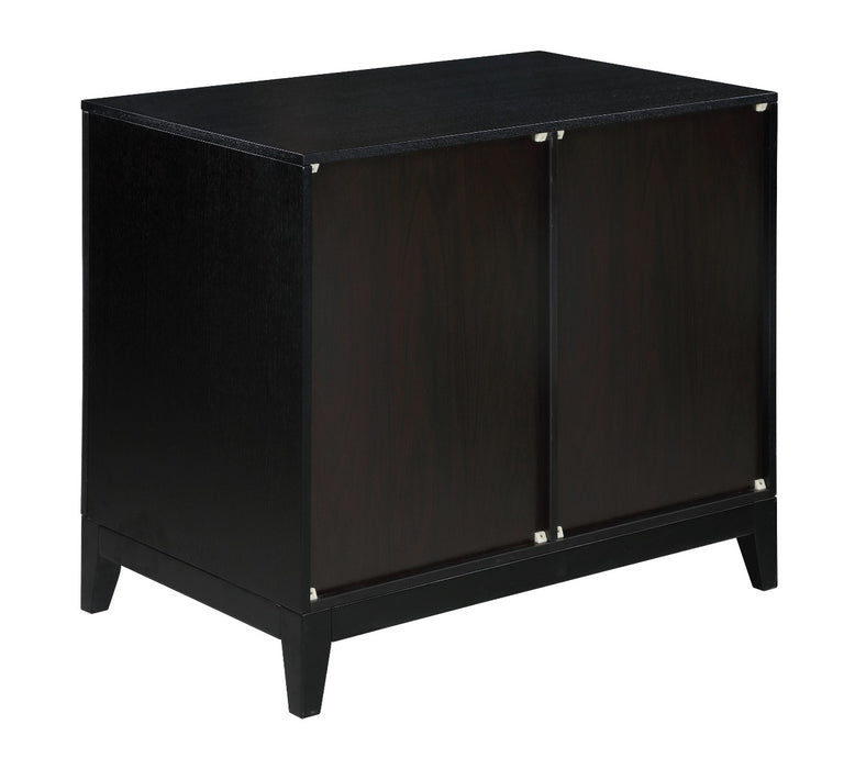 Coaster Furniture - 2-Door Rectangular Server Black And Gold - 192075