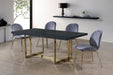 Meridian Furniture - Paris Velvet Dining Chair Set of 2 in Grey - 785Grey-C - GreatFurnitureDeal