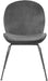 Meridian Furniture - Paris Velvet Dining Chair Set of 2 in Grey - 786Grey-C - GreatFurnitureDeal