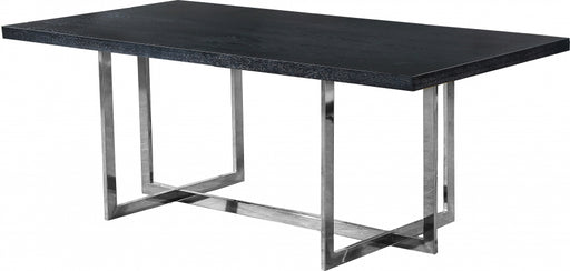 Meridian Furniture - Elle Dining Table in Chrome - 738-T - GreatFurnitureDeal