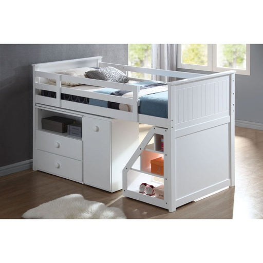 Acme Furniture - Wyatt Loft Bed in White - 19405 - GreatFurnitureDeal
