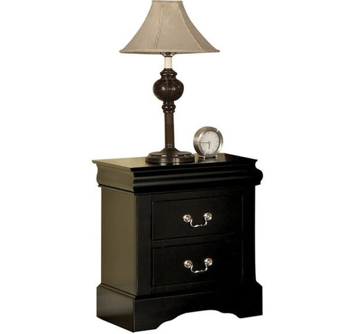 Acme Furniture - Louis Phillipe III 2-Drawer Nightstand in Black - 19503 - GreatFurnitureDeal