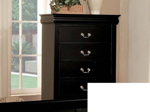 Acme Furniture - Louis Phillipe III Black Chest with Storage Drawers - 19506CH - GreatFurnitureDeal