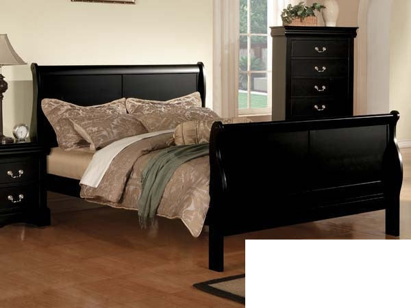 Acme Furniture - Louis Philippe III KD Black Full Bed - 19508F - GreatFurnitureDeal