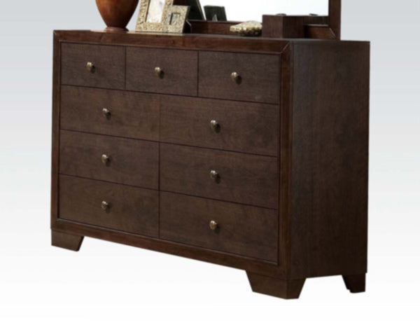 Acme Furniture - Madison Casual 9 Drawer Dresser in Espresso - 19575