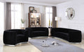 Meridian Furniture - Julian Velvet Chair in Black - 621Black-C - GreatFurnitureDeal