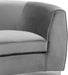 Meridian Furniture - Julian Velvet Chair in Grey - 621Grey-C - GreatFurnitureDeal