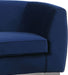 Meridian Furniture - Julian Velvet Loveseat in Navy - 621Navy-L - GreatFurnitureDeal