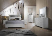 Myco Furniture - Mecca 5 Piece Queen Bedroom Set in White - ME535-Q-5SET - GreatFurnitureDeal