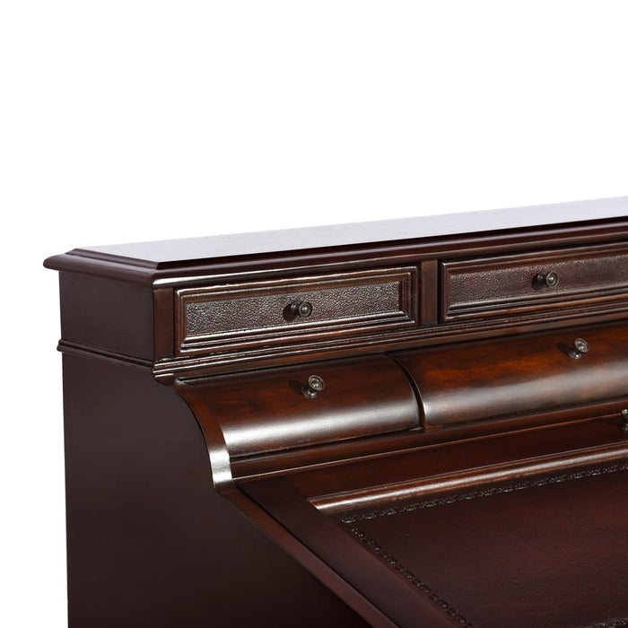 GFD Home - Office Broad Desk Space Storage Writing Desk with 8 Drawers, Set of 1 - GreatFurnitureDeal