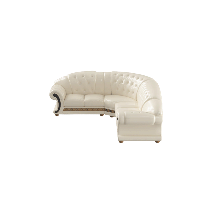ESF Furniture - Apolo Sectional in Pearl - APOLOSECT-RIGHTPEARL - GreatFurnitureDeal