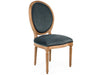 Zentique - Medallion Teal Velvet Side Dining Chair - B004 E272 11909 - GreatFurnitureDeal