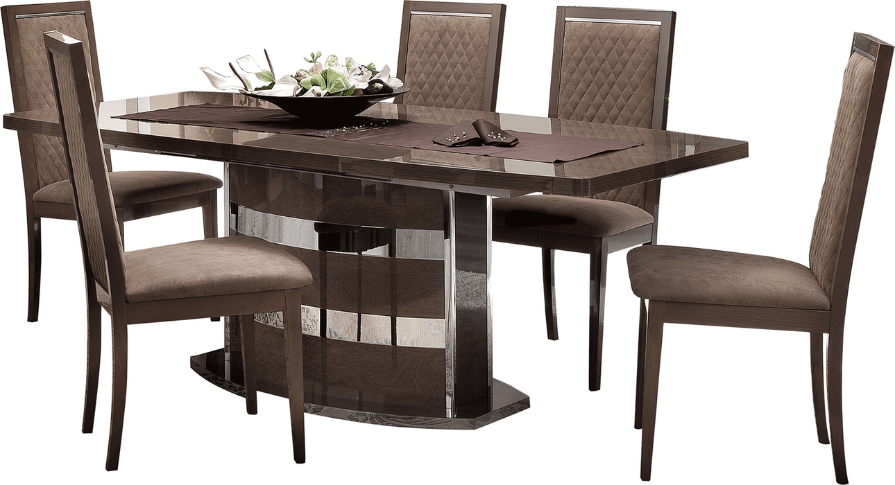 ESF Furniture - Platinum Slim Dining Table 12 Piece Dining Room Set - PLATINUMTABLE-12SET