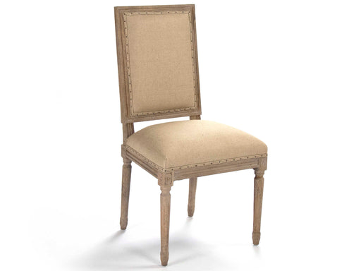 Zentique - Louis Hemp Linen Side Dining Chair - FC010-4 E272 H009 - GreatFurnitureDeal