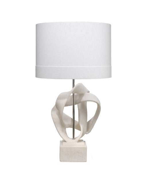 Jamie Young Company - Intertwined Table Lamp - White - 9INTERTWINWH - GreatFurnitureDeal