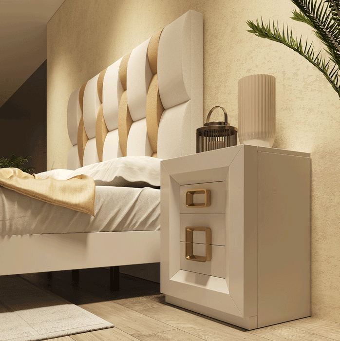 ESF Furniture - MX62 5 Piece Queen Bedroom Set with Headboard - MX62H-5SET