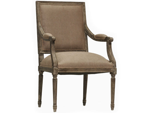 Zentique - Louis Copper Linen Arm Dining Chair - B008 E271 A006 - GreatFurnitureDeal