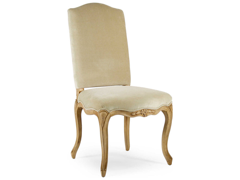 Zentique -  Cathy Cream Velvet Side Dining Chair- LI-SH8-22-15