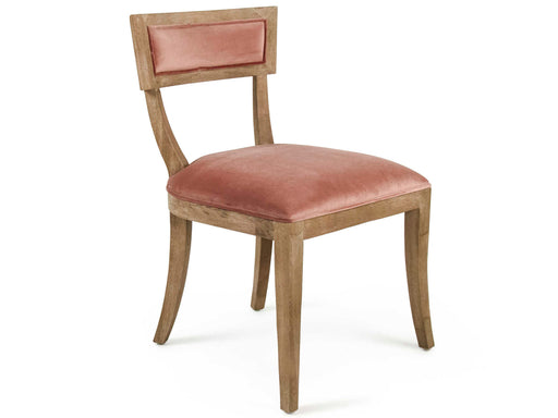 Zentique - Carvell Rose Velvet Side Dining Chair - CF282 E272 V069 - GreatFurnitureDeal