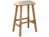 Zentique - Jocelyn Natural Linen Side Bar Height Stool - CFH519 Bar E272 A003 - GreatFurnitureDeal