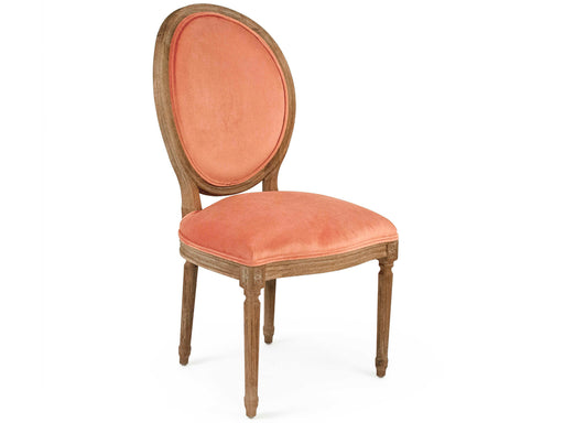 Zentique - Medallion Salm / Velvet Side Dining Chair - B004 E272 11501 - GreatFurnitureDeal