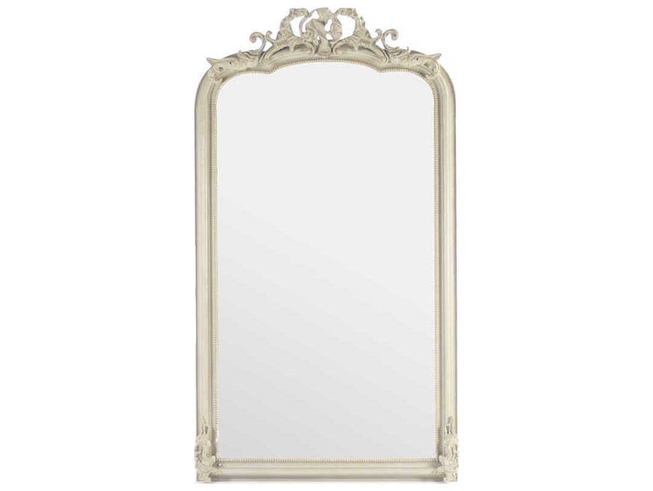 Zentique - Bogart Weathered Off-White 36''W x 65''H Antique Mirror -LI-S15-17-91 - GreatFurnitureDeal