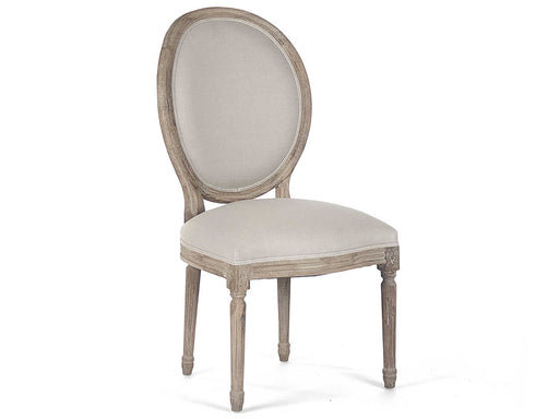 Zentique - Medallion Limed Grey Oak Side Dining Chair - B004 E272 A003 - GreatFurnitureDeal