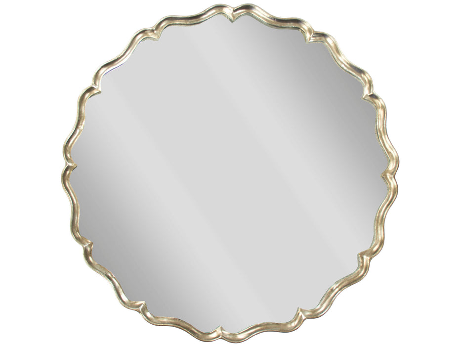 Zentique - Agape Distressed Silver 36'' Wide Round Wall Mirror - ELT150047 - GreatFurnitureDeal