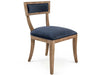 Zentique - Carvell Blue Velvet Side Dining Chair - CF282 E272 V105 - GreatFurnitureDeal