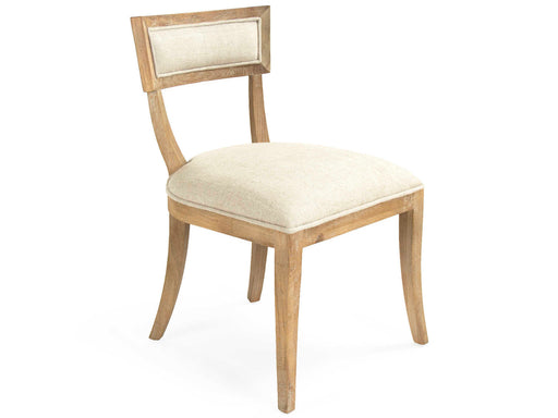 Zentique - Carvell Natural Cream Linen Side Dining Chair - CF282 E272 A015-A - GreatFurnitureDeal