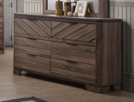 Myco Furniture - Audrey Dresser in Brown - AU840-DR