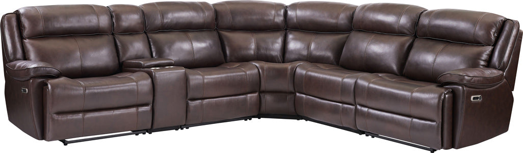 Parker Living - Eclipse 6 Piece Sectional in Florence Brown - MECL-PACKA(H)-FBR