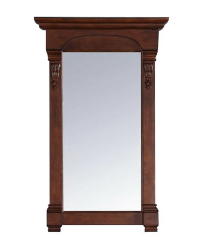 James Martin Furniture - Brookfield 26" Mirror, Warm Cherry - 147-114-5185
