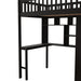 GFD Home - Twin size Loft Bed with Bookshelf,Drawers,Desk,and Wardrobe-Espresso - GreatFurnitureDeal