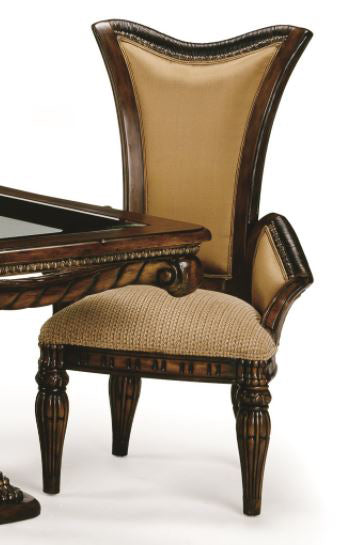 Benetti's Italia - Montecarlo Upholstered Dining Arm Chair - MONTECARLO-DC - GreatFurnitureDeal