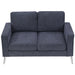 GFD Home -[VIDEO provided] [New]Modern 3-Piece Sofa Sets with Sturdy Metal Legs,Chenille Upholstered Couches Sets Including 3-Seat Sofa, Loveseat and Single Chair for Living Room Furniture Set (1+2+3 Seat) - GreatFurnitureDeal