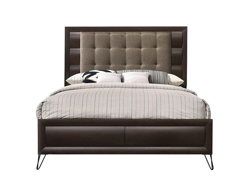 Acme Furniture - Tablita Queen Bed in Dark Merlot - 27460Q - GreatFurnitureDeal