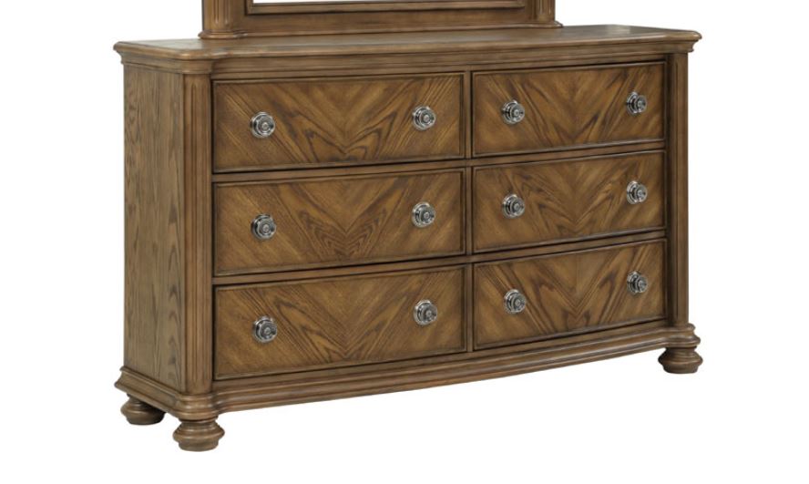 Myco Furniture - Karla Dresser in Walnut - KA400-DR - GreatFurnitureDeal