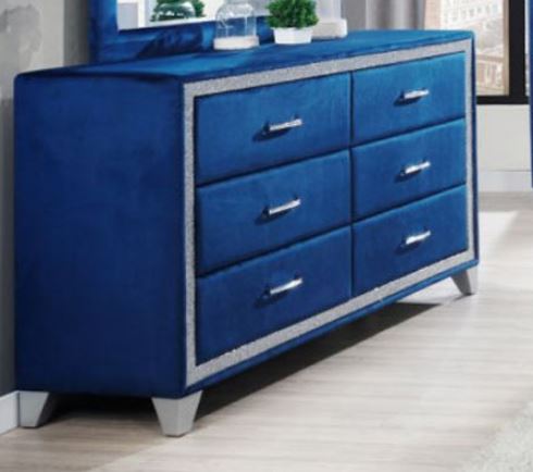 Myco Furniture - Larkin Dresser in Blue - LK400-DR - GreatFurnitureDeal