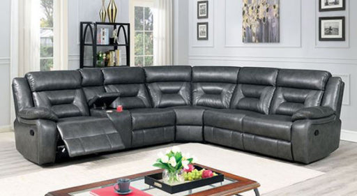 Furniture of America - Omeet Sectional in Gray - CM6642GY - GreatFurnitureDeal