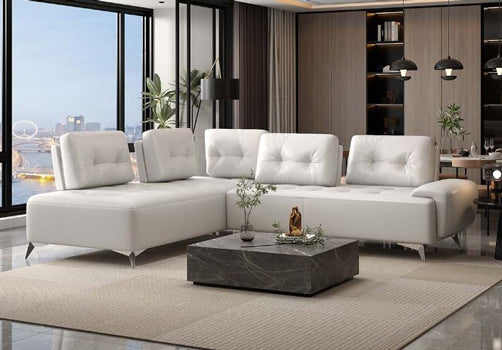 Acme Furniture - Turano Sectional Sofa in White - LV00215 - GreatFurnitureDeal