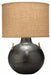 Jamie Young Company - Two Handled Kettle Table Lamp in Iron with Classic Drum Shade in Natural Burlap - 1TWOH-TLIR - GreatFurnitureDeal