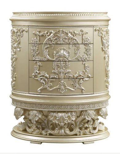 Acme Furniture - Vatican Chest in Champagne Silver - BD00465 - GreatFurnitureDeal