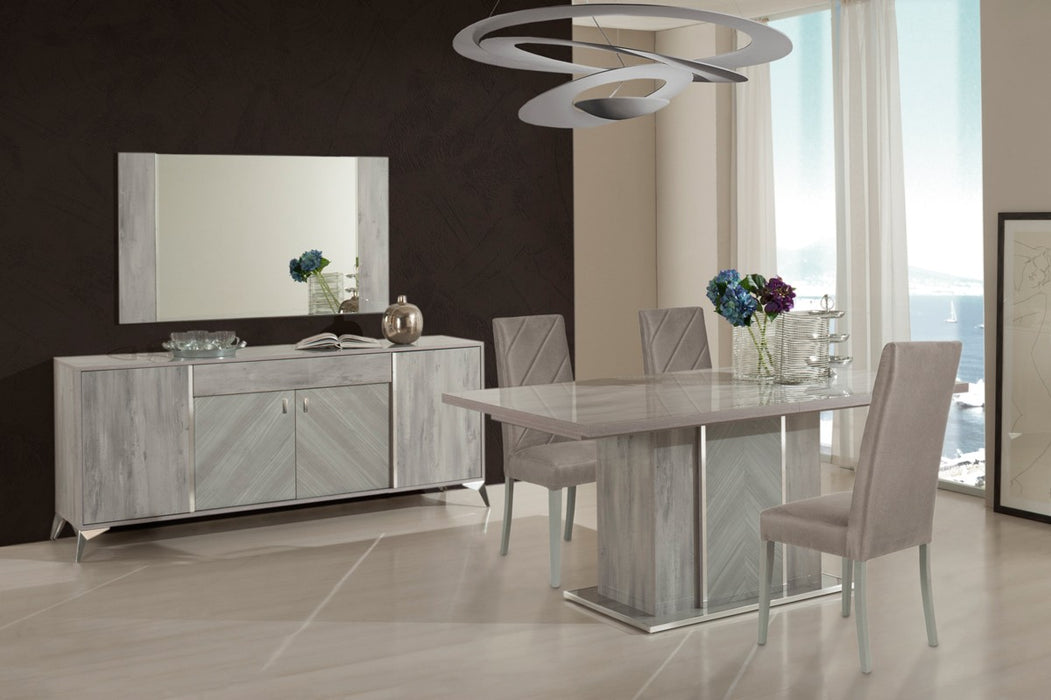 VIG Furniture - Nova Domus Alexa Italian Modern Grey Dining Chair (Set of 2) - VGACALEXA-CHR