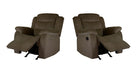 Myco Furniture - Candice Recliner Chair in Taupe - 2000-C-TA - GreatFurnitureDeal