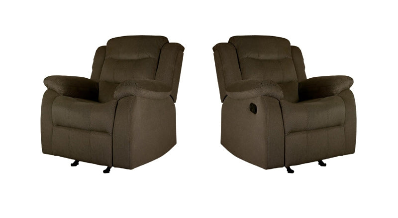 Myco Furniture - Candice Recliner Chair in Taupe - 2000-C-TA - GreatFurnitureDeal