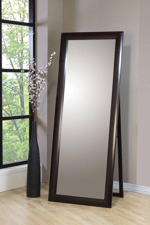Coaster Furniture - Viva Stand Mirror In Cappuccino - 200417 - GreatFurnitureDeal